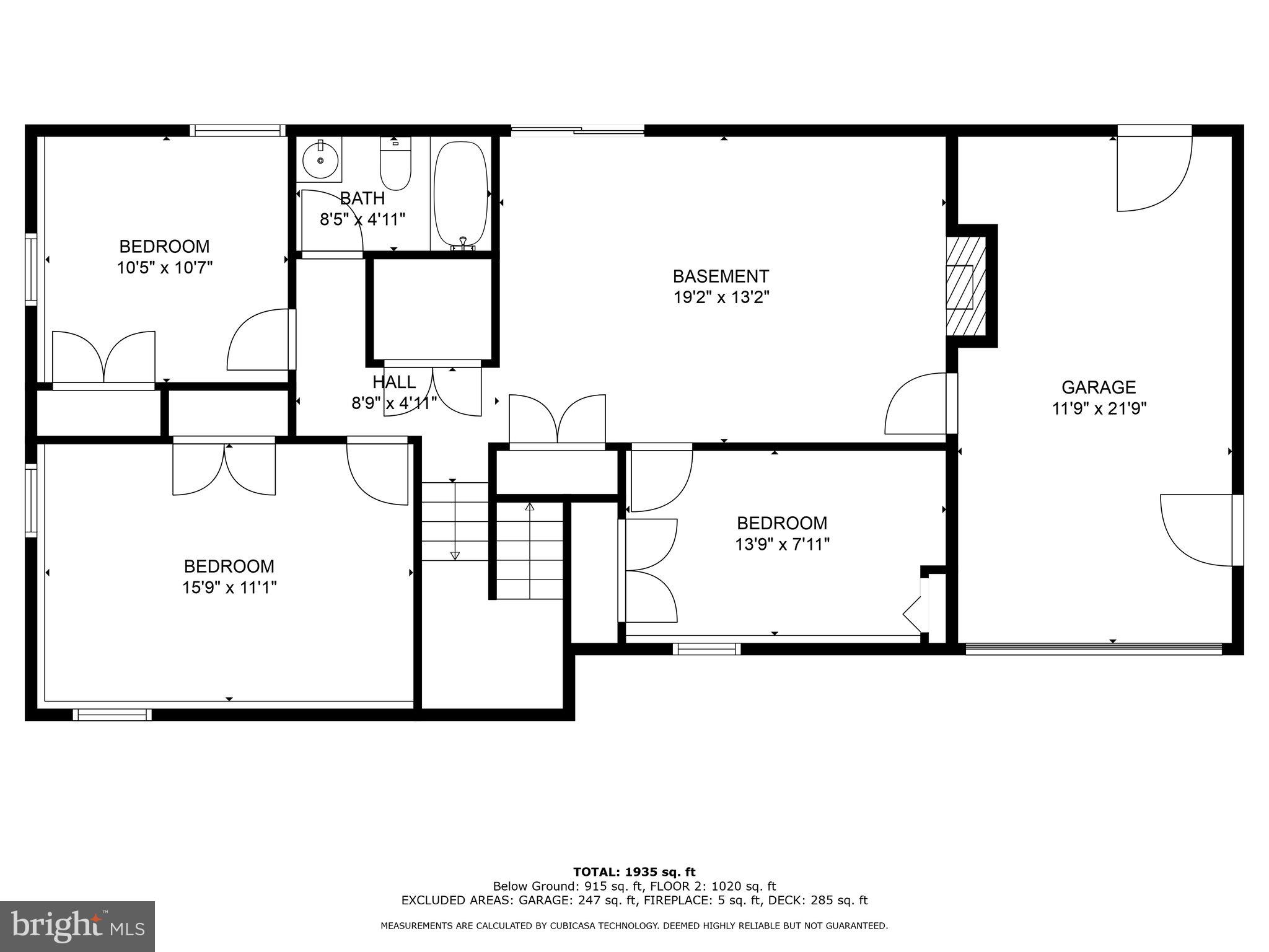 18533 Bowie Mill Road Olney, MD 20832 - Photo 40 of 40 Lower Level Floor Plan