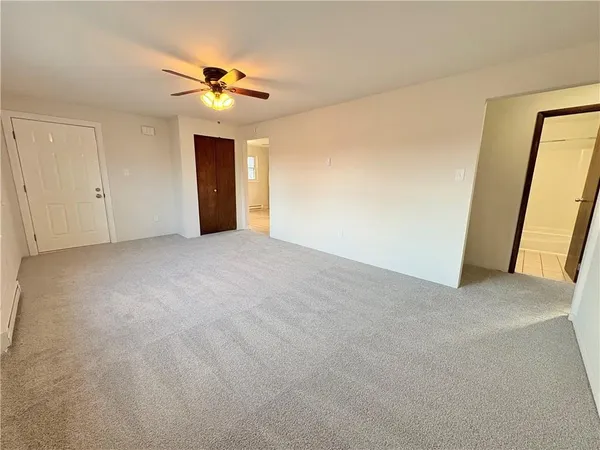 a view of an front door