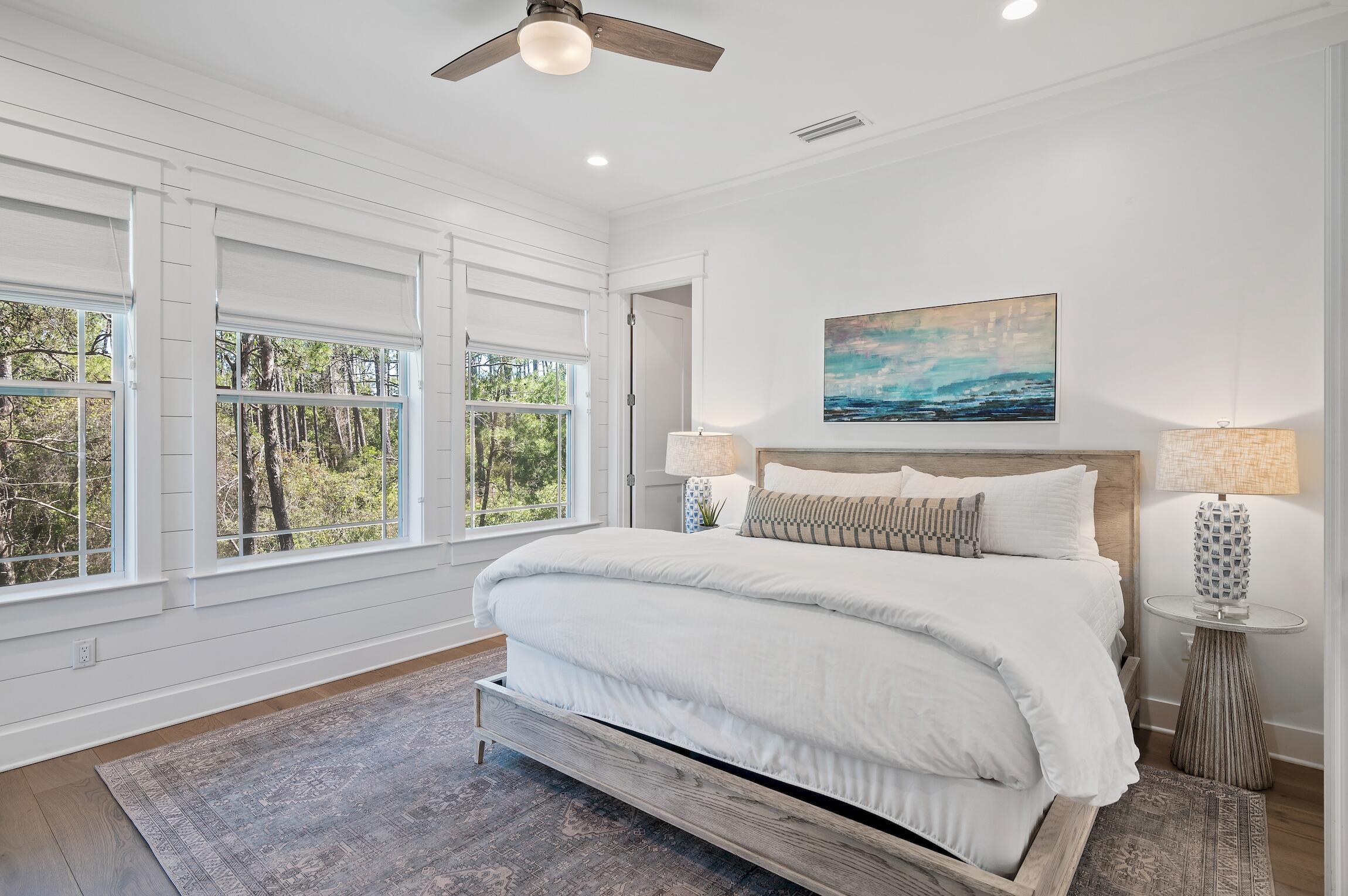 59 Lifeguard Loop Inlet Beach Inlet Beach, FL 32461 - Photo 15 of 47 a bedroom with a large bed and a window