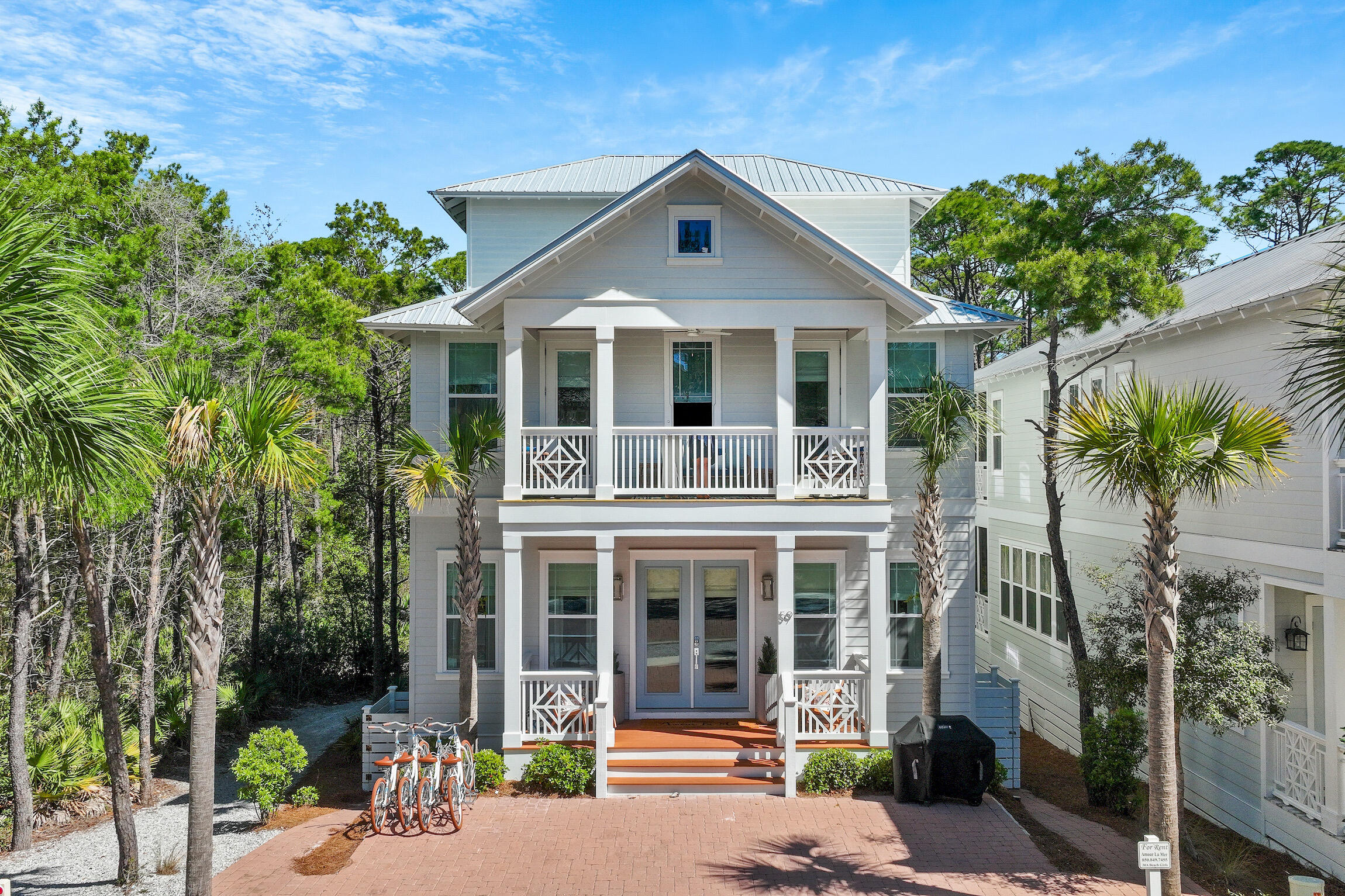 59 Lifeguard Loop Inlet Beach Inlet Beach, FL 32461 - Photo 2 of 47 a front view of a house with a yard