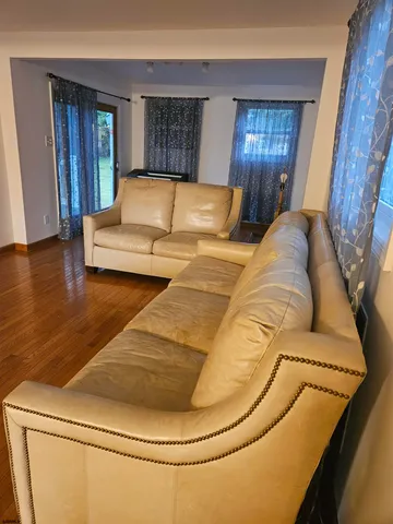 a living room with a couch