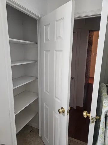 a view of a closet