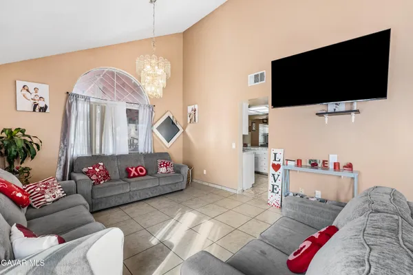 a room with furniture and window
