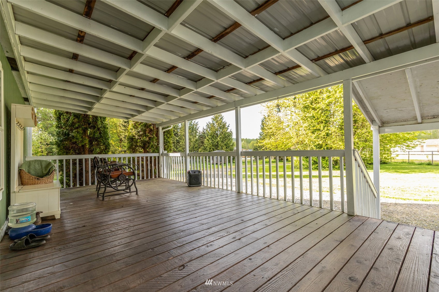 11205 180th Lane Southwest Rochester, WA 98579 - Photo 30 of 33 a view of outdoor space with wooden floor