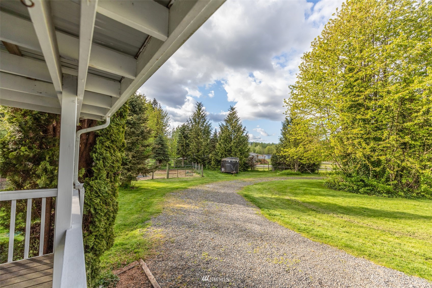 11205 180th Lane Southwest Rochester, WA 98579 - Photo 33 of 33 a view of a yard in front of house