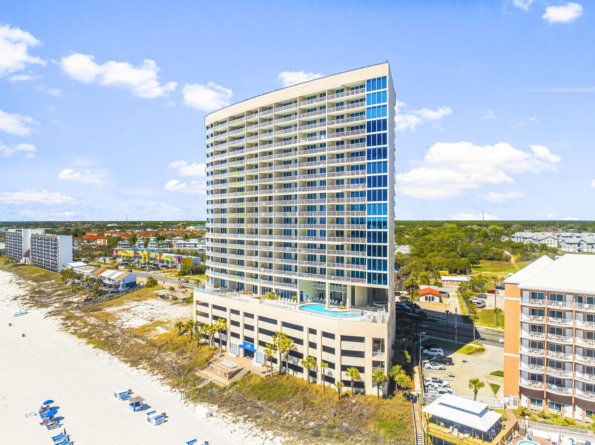 17281 Front Beach Road, Unit 502 Panama City Beach, FL 32413 - Photo 41 of 41 The Palazzo from the Gulf