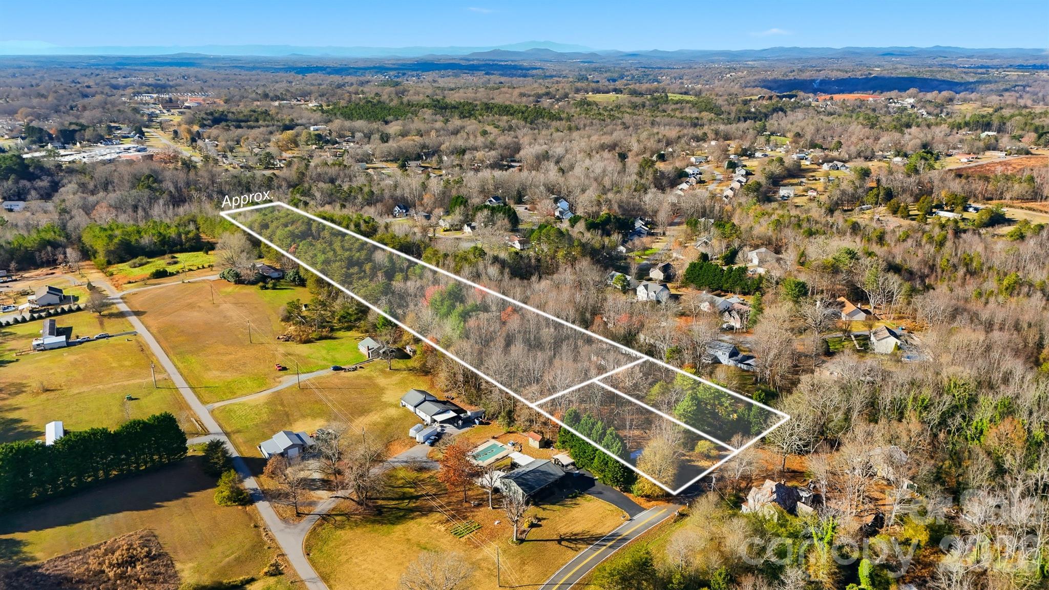 3564 28th Street Northeast Hickory, NC 28601 - Photo 7 of 8 an aerial view of a residential houses with outdoor space