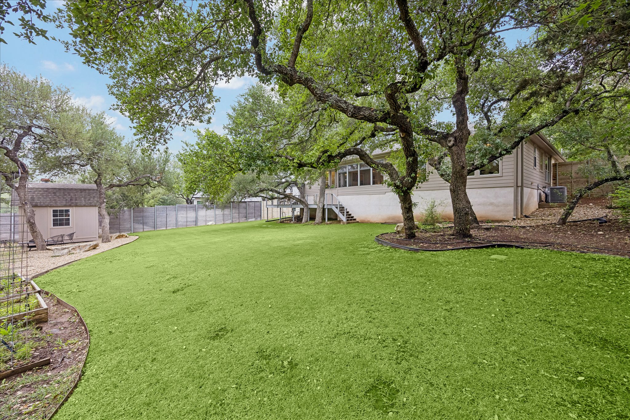 313 South Flamingo Drive Austin, TX 78734 - Photo 5 of 24 Mature oak trees and nature galore!