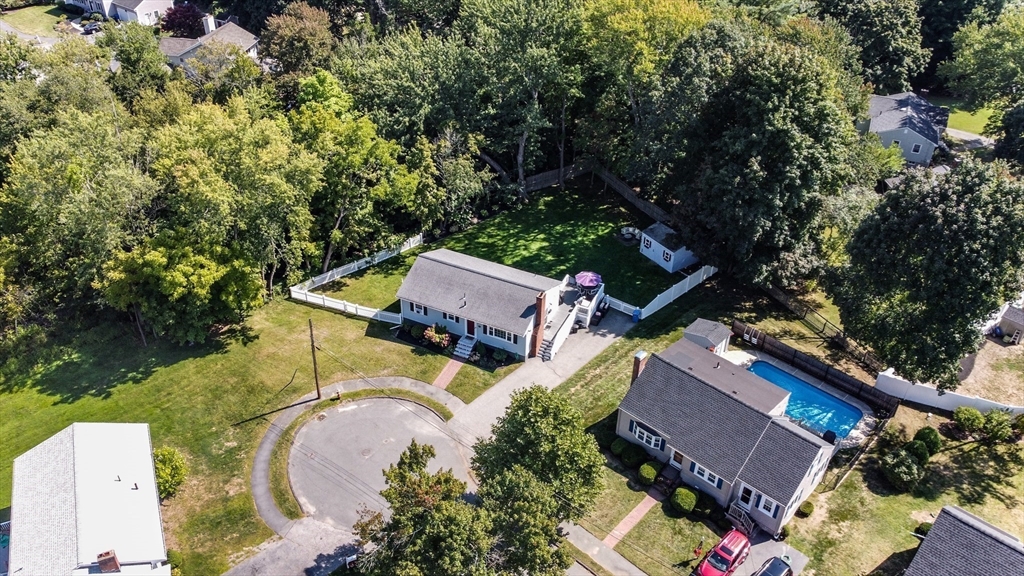 23 Thistledale Road Wakefield, MA 01880 - Photo 5 of 41 an aerial view of a house with swimming pool and garden