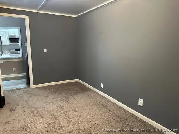 a view of empty room