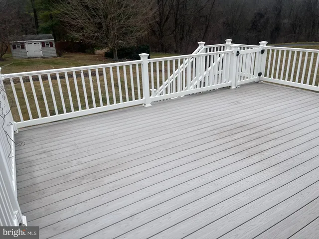 a view of a roof deck