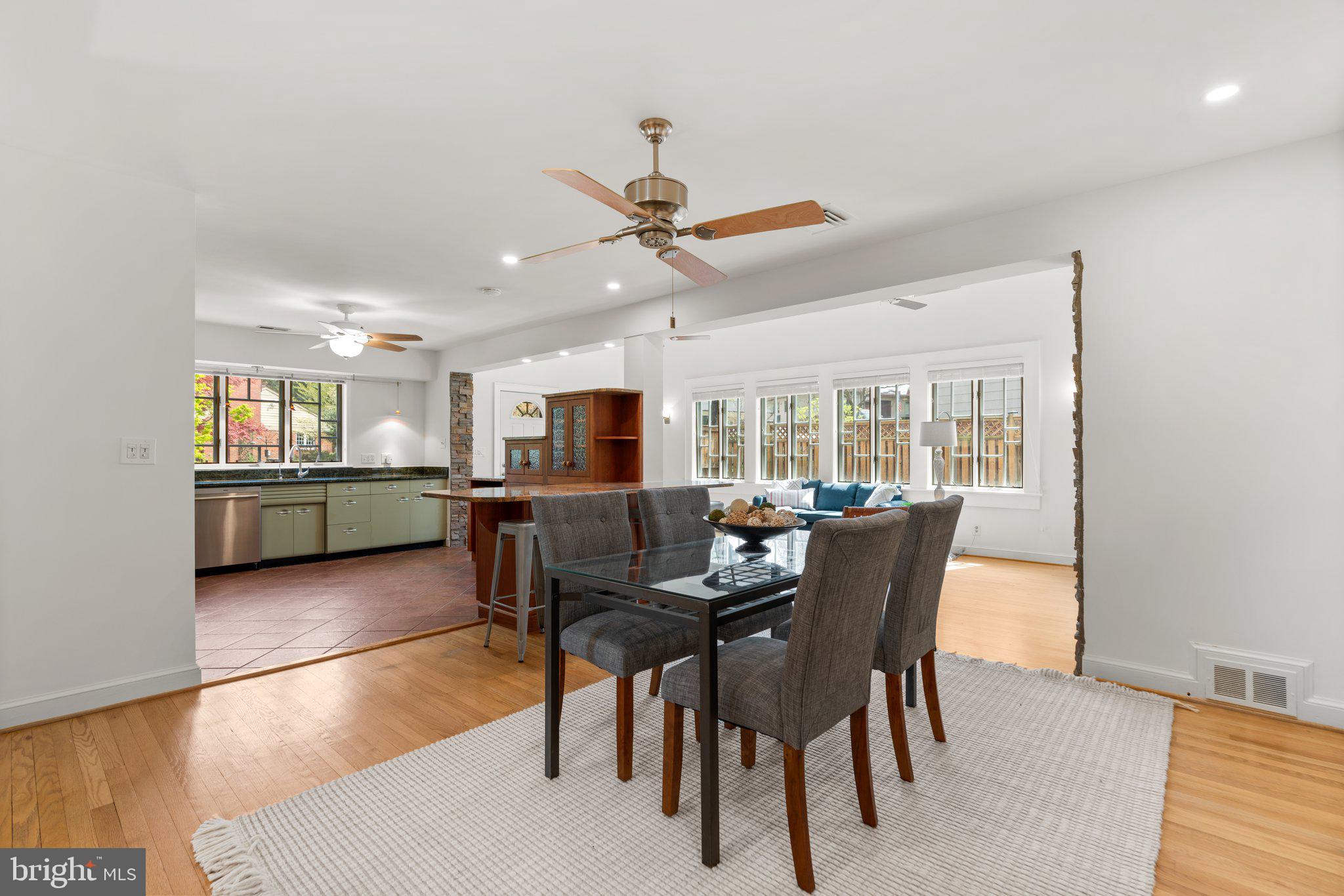 9315 Harvey Road Silver Spring, MD 20910 - Photo 11 of 44 Dining Room with hardwood floors