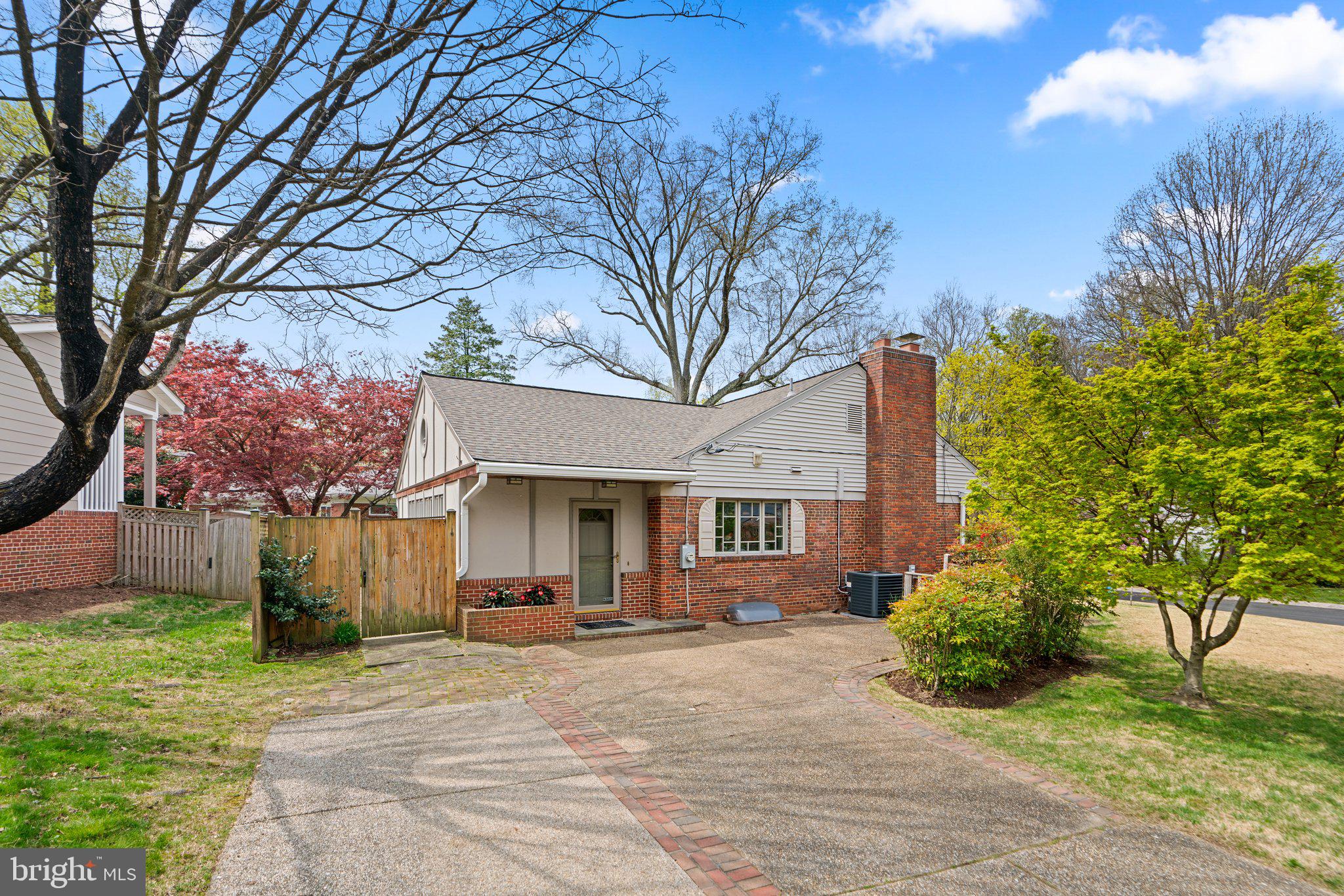 9315 Harvey Road Silver Spring, MD 20910 - Photo 38 of 44 Side entrance and driveway
