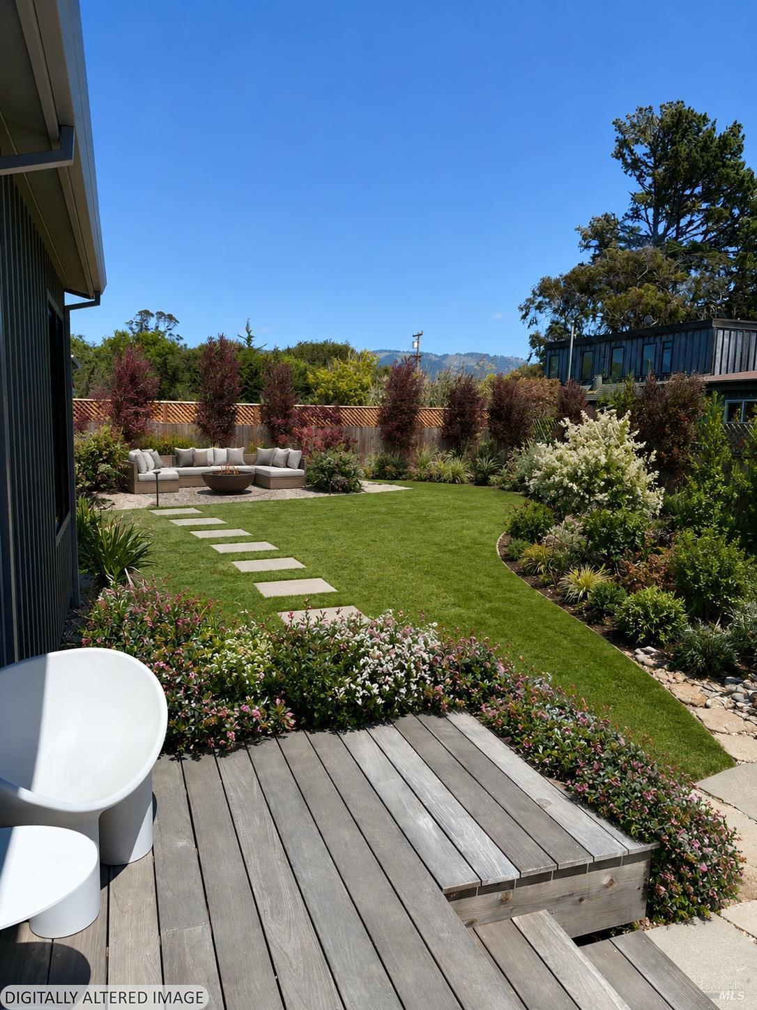 185 Elm Road Bolinas, CA 94924 - Photo 35 of 43 a view of a back yard