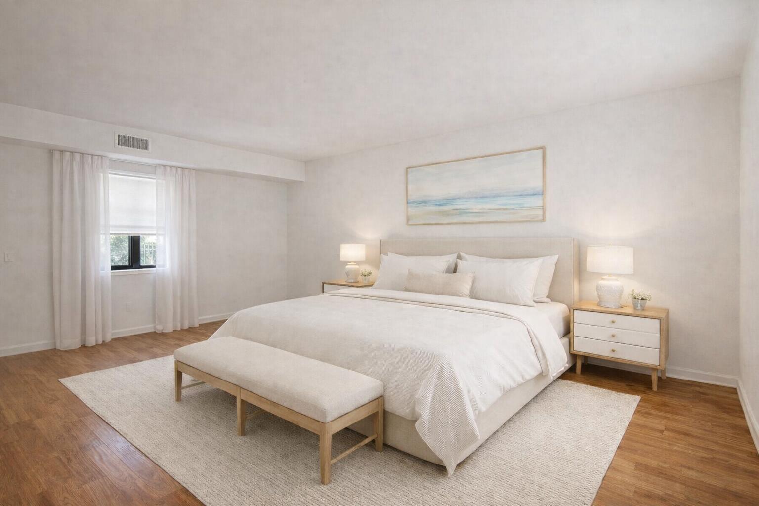 2018 Southwest 29th Court, Unit 6B2 Delray Beach, FL 33445 - Photo 19 of 28 Virtually Staged Primary Bedroom