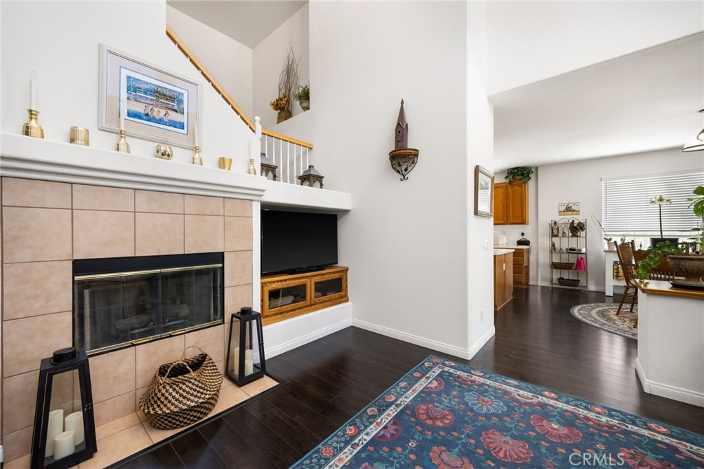 34695 Desert Road Acton, CA 93510 - Photo 37 of 68 a living room with furniture and a fireplace