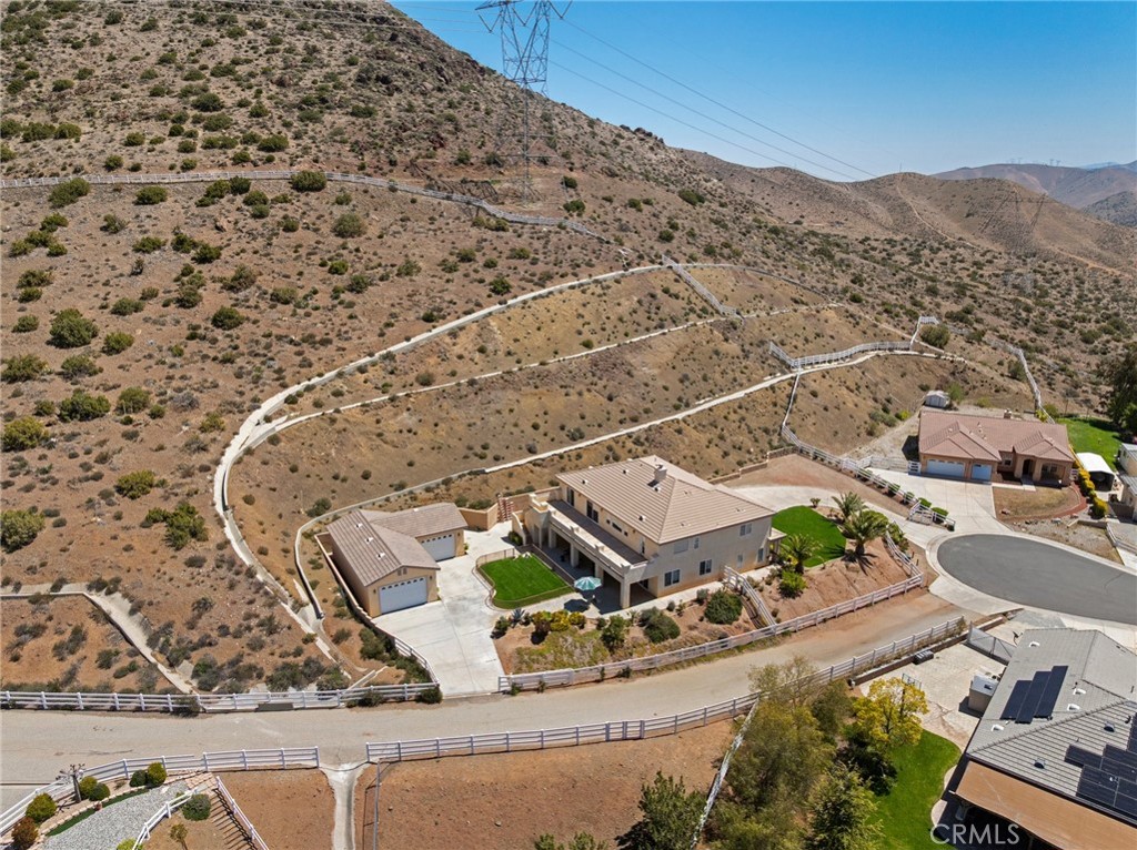 34695 Desert Road Acton, CA 93510 - Photo 66 of 68 an aerial view of a house with a mountain
