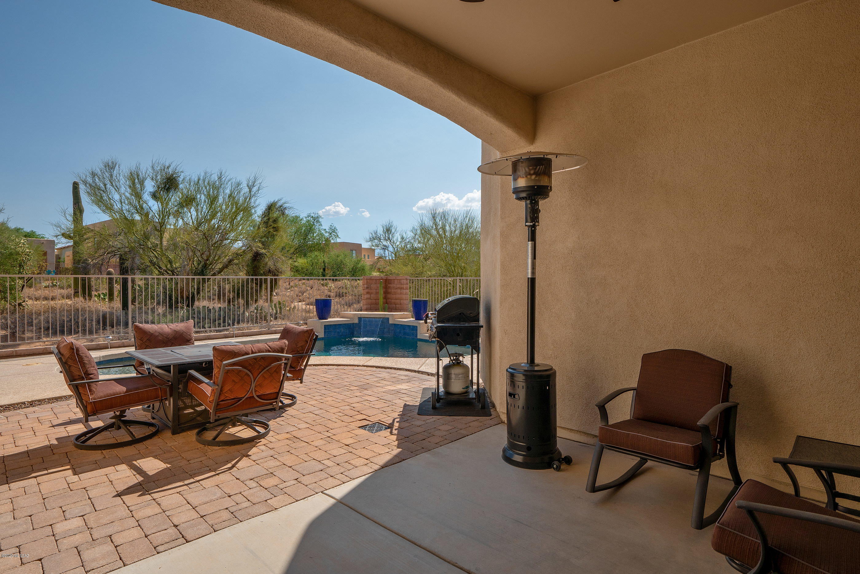 4440 West Crystal Ranch Place Marana, AZ 85658 - Photo 8 of 28 a building outdoor space with patio furniture