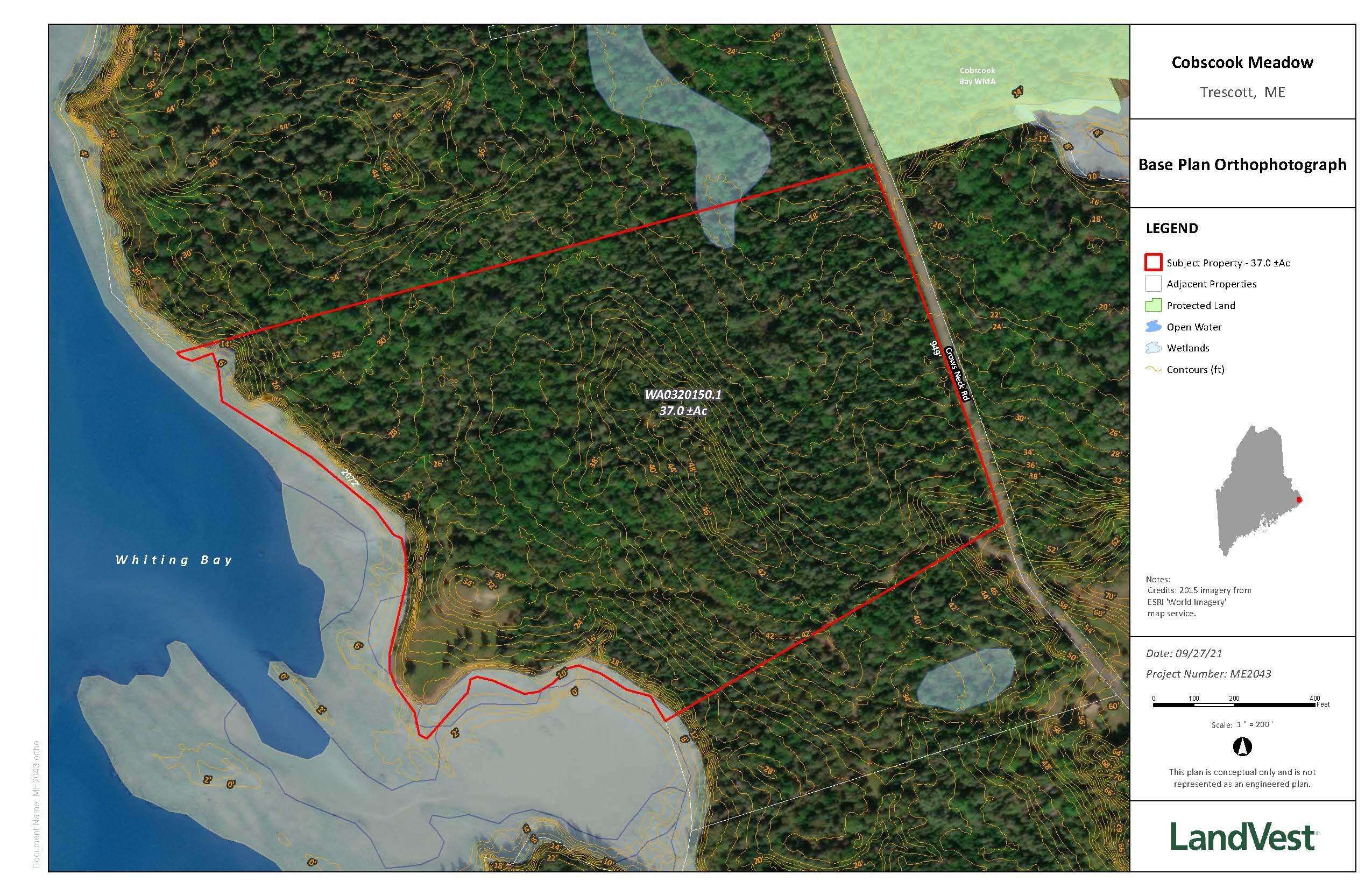 Wa032-plan Crows Neck Road Lubec, ME 04652 - Photo 11 of 12 ME2043 ortho