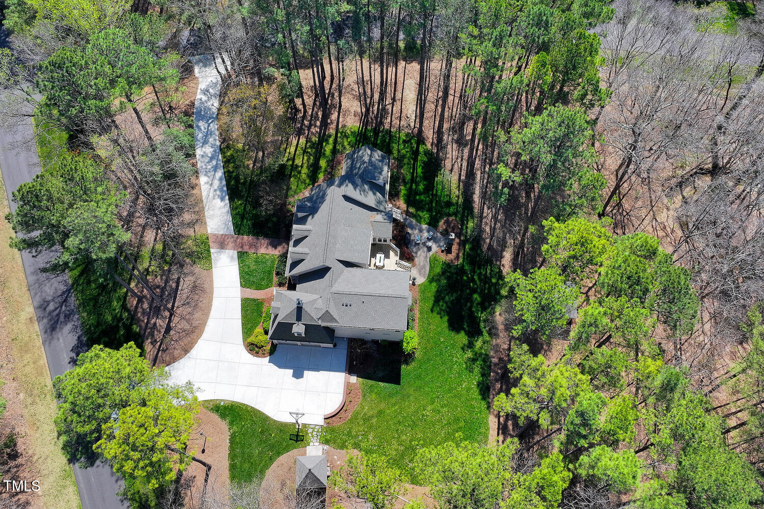 5012 Boulder Creek Lane Raleigh, NC 27613 - Photo 5 of 100 an aerial view of a house with a yard