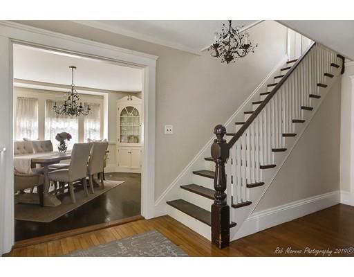 14 Overlook Road Wakefield, MA 01880 - Photo 3 of 28 a view of entryway dining room and hall with wooden floor