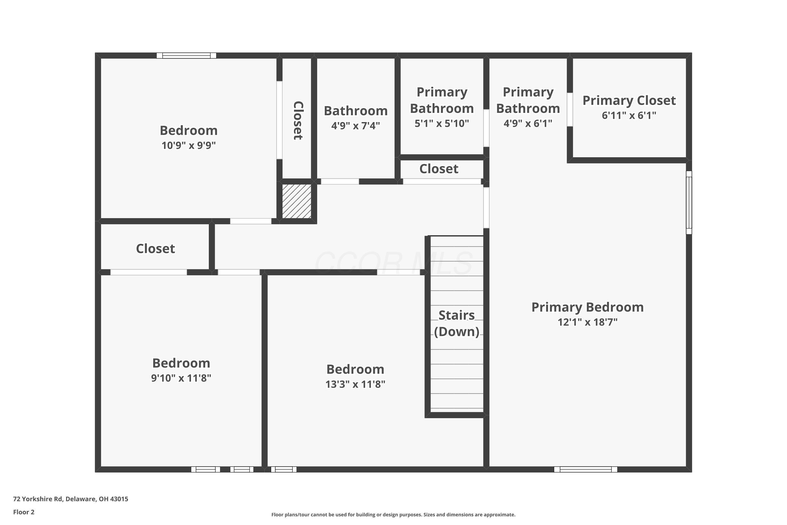 72 Yorkshire Road Delaware, OH 43015 - Photo 61 of 62 Floor Plan 2nd Floor