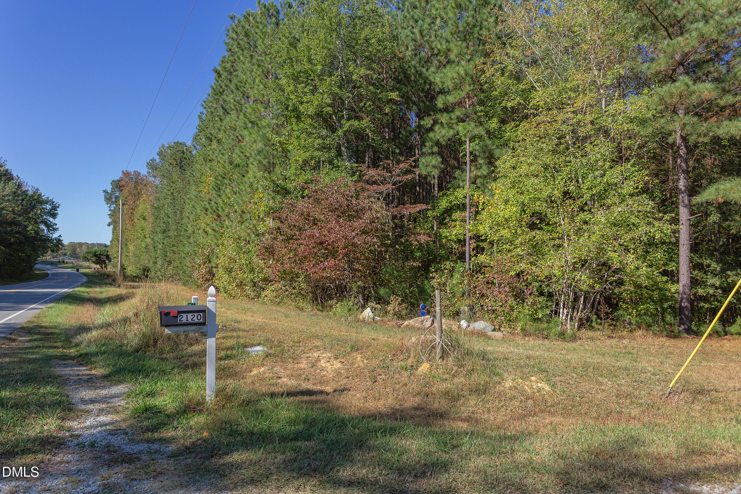 2120 New Sharon Church Road Hillsborough, NC 27278 - Photo 48 of 51 a backyard of a building with trees