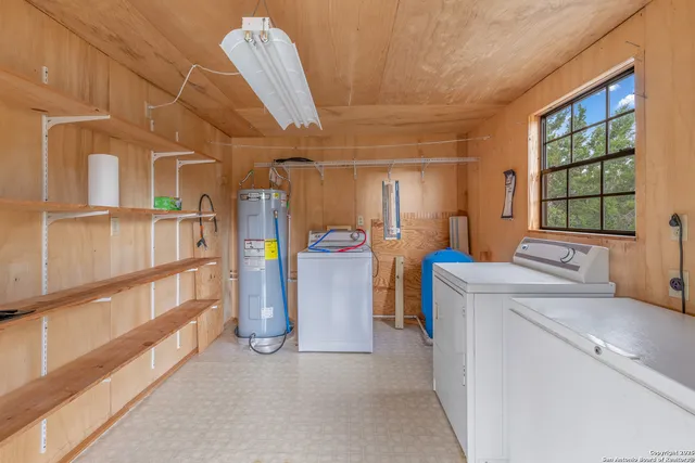 a view of storage and utility room