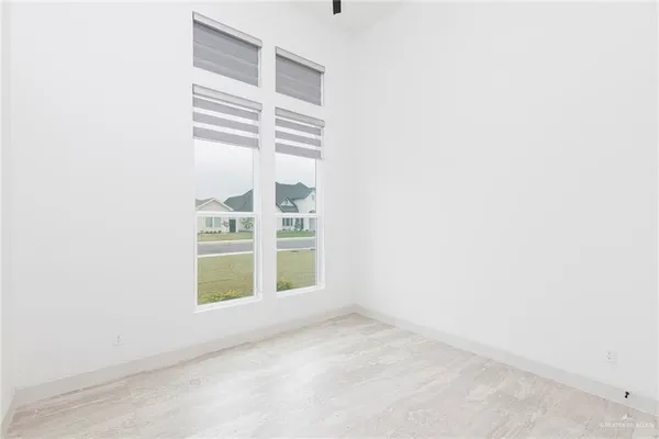 a view of an empty room