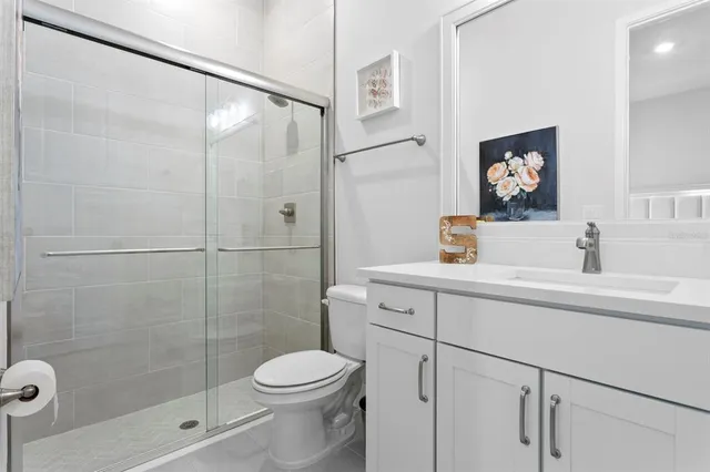 a view of a trees with a yard