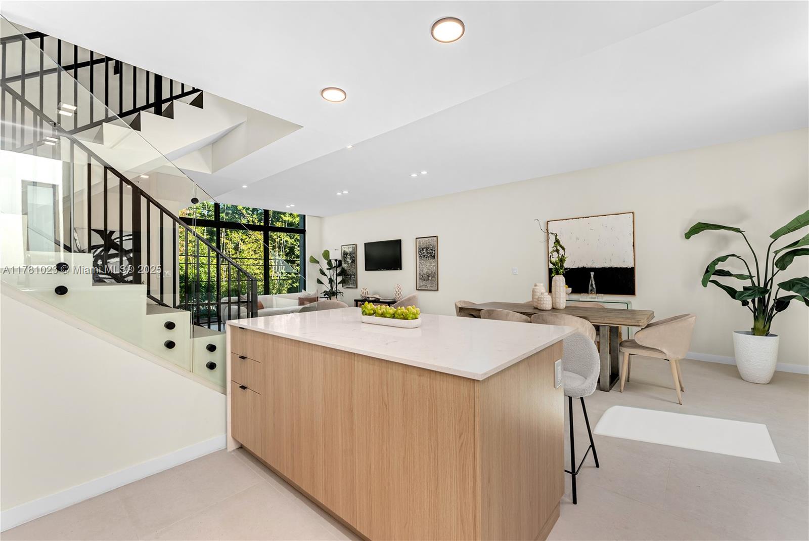 2501 Southwest 27th Street, Unit 2 Miami, FL 33133 - Photo 19 of 41 a view of living room with furniture and flat screen tv