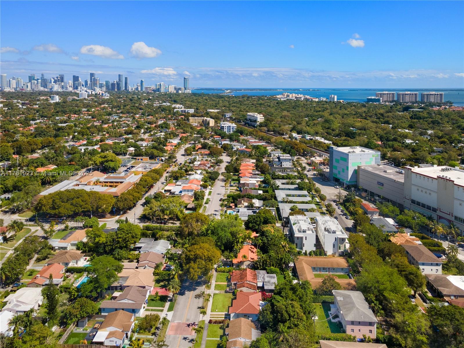 2501 Southwest 27th Street, Unit 2 Miami, FL 33133 - Photo 9 of 41 an aerial view of residential houses with city view