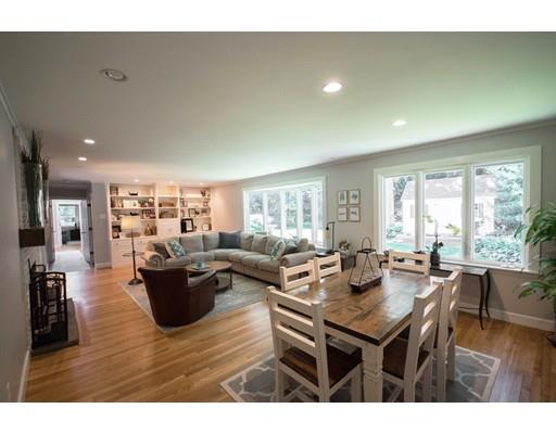 19 Fairview Road Weston, MA 02493 - Photo 8 of 20 a view of a dining room with furniture and wooden floor