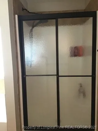 a close view of a refrigerator in kitchen