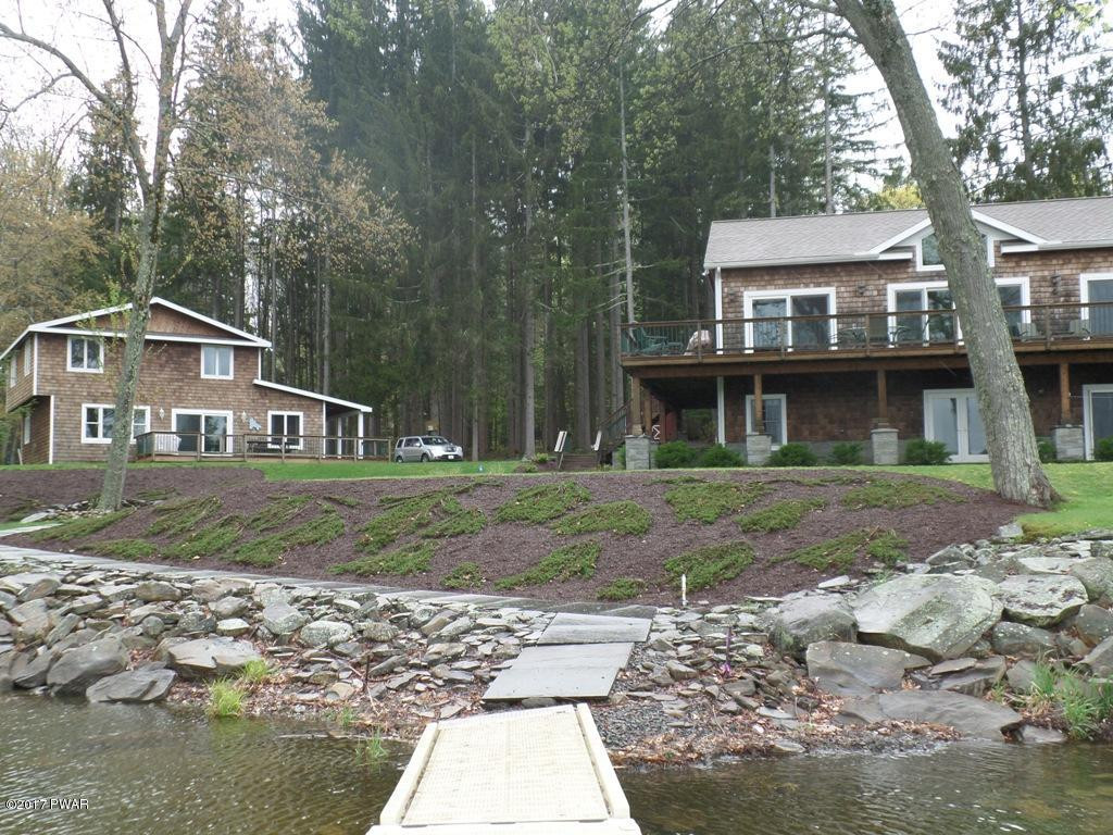 130-135 Spinnler Point Road Tafton, PA 18464 - Photo 43 of 48 View of Both Houses from Lake