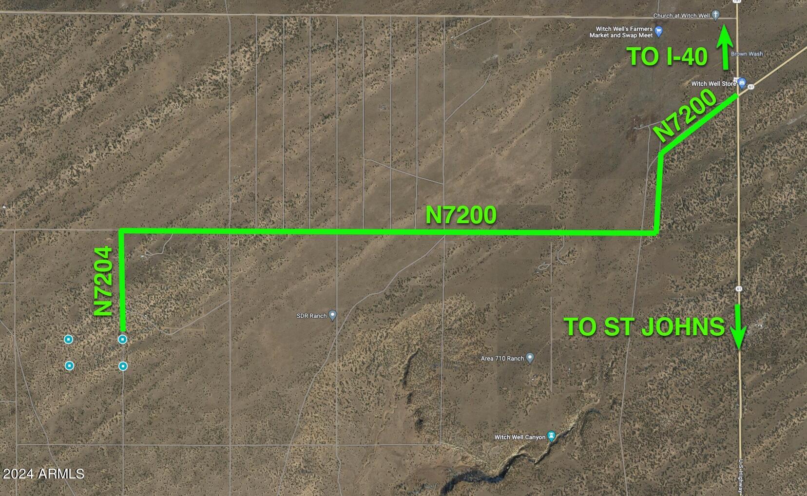 N7204 North N7204 St. Johns, AZ 85936 - Photo 12 of 23 a street view with a street