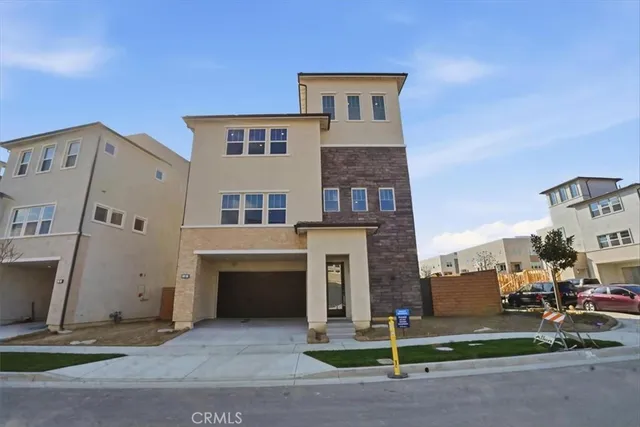 a front view of a building with street