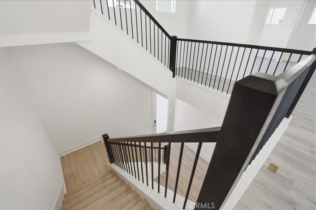 8 Remy Lane Montebello, CA 90640 - Photo 23 of 61 a view of staircase with railing and white walls