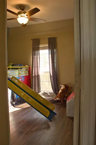 a room with gym equipment