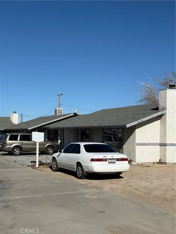 a car parked in front of a building