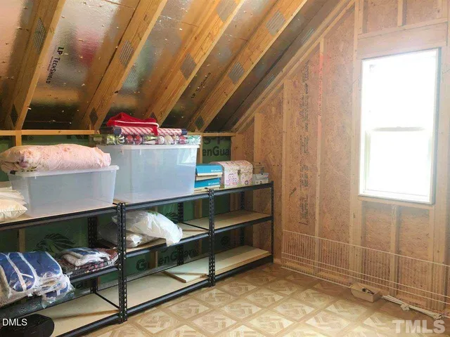 a room with storage and utility