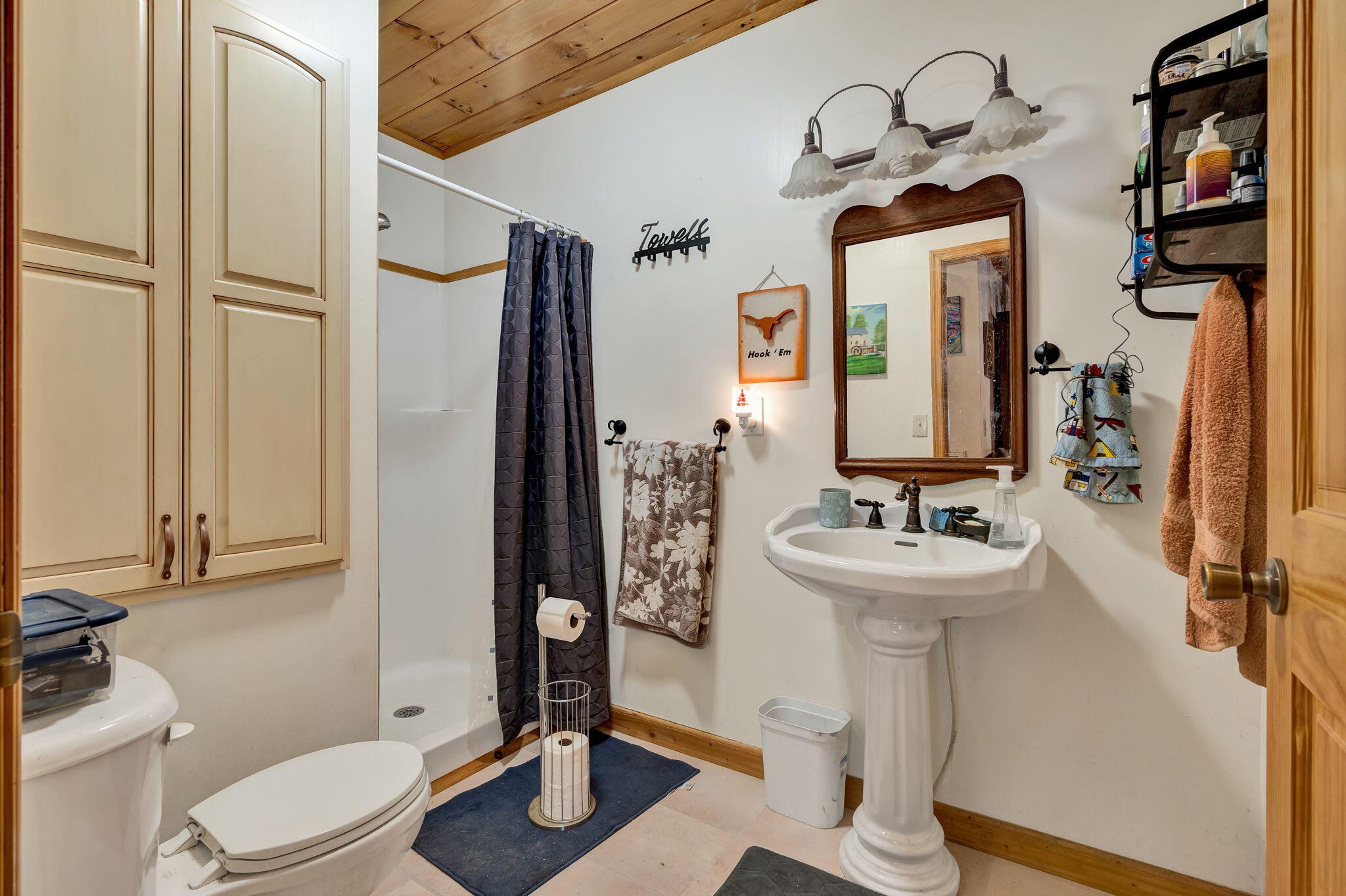 180 McJunkin Road Tellico Plains, TN 37385 - Photo 24 of 60 a bathroom with a sink a toilet and mirror