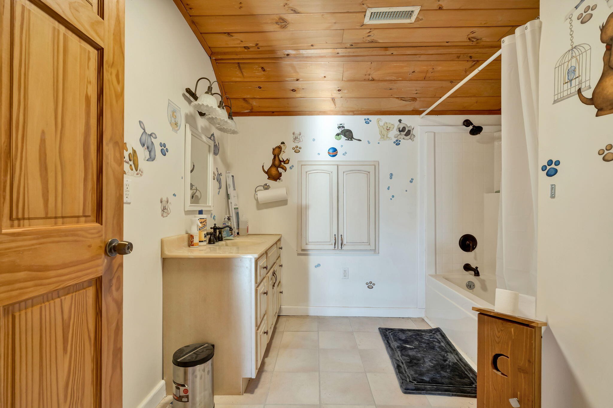 180 McJunkin Road Tellico Plains, TN 37385 - Photo 35 of 60 a bathroom with a sink and a shower