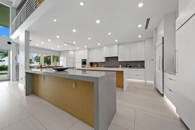 a living room with furniture and windows