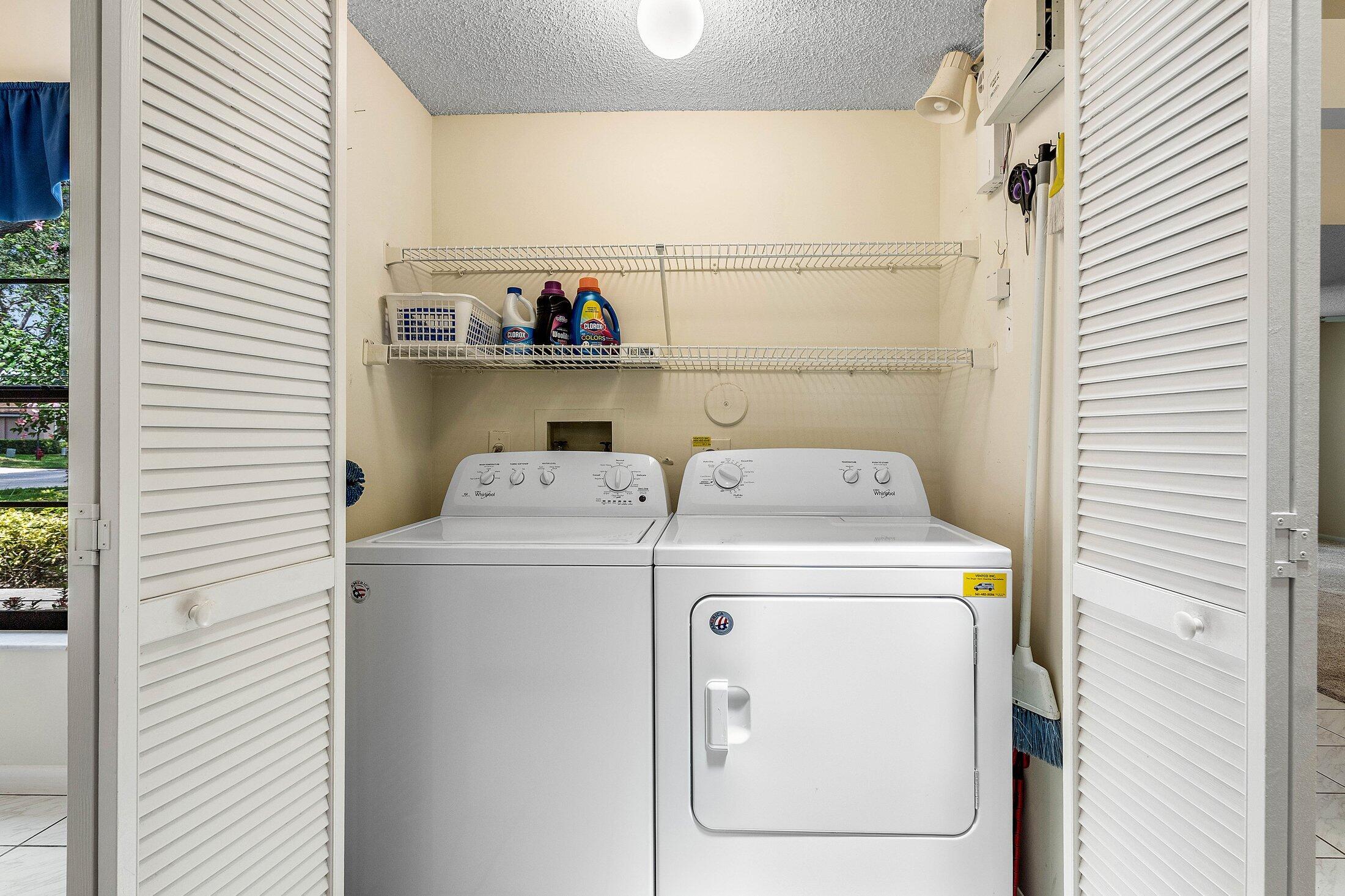 8302 Summersong Terrace, Unit A Boca Raton, FL 33496 - Photo 12 of 43 LAUNDRY