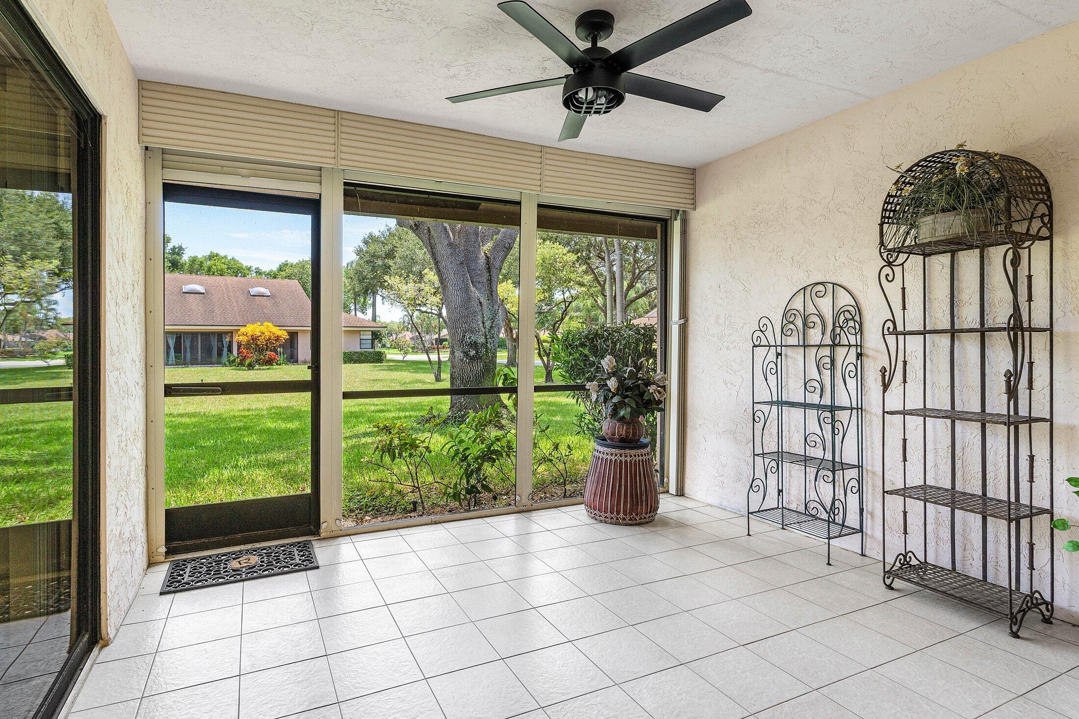 8302 Summersong Terrace, Unit A Boca Raton, FL 33496 - Photo 25 of 43 SCREENED PATIO