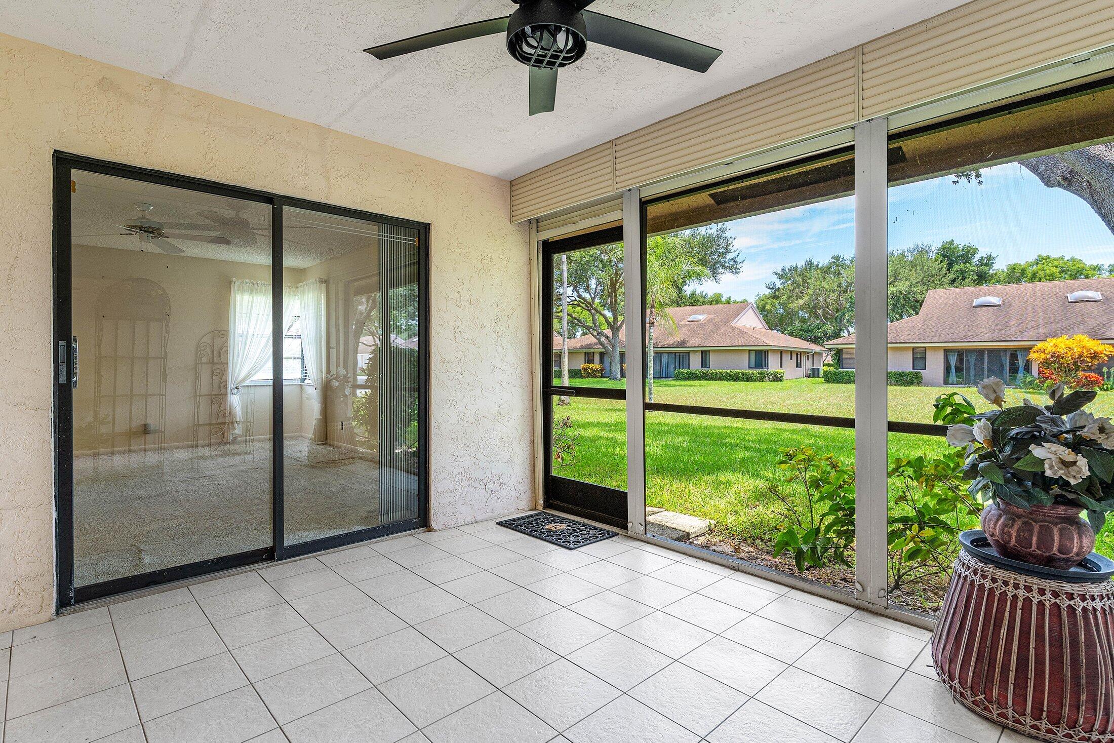 8302 Summersong Terrace, Unit A Boca Raton, FL 33496 - Photo 26 of 43 SCREENED PATIO