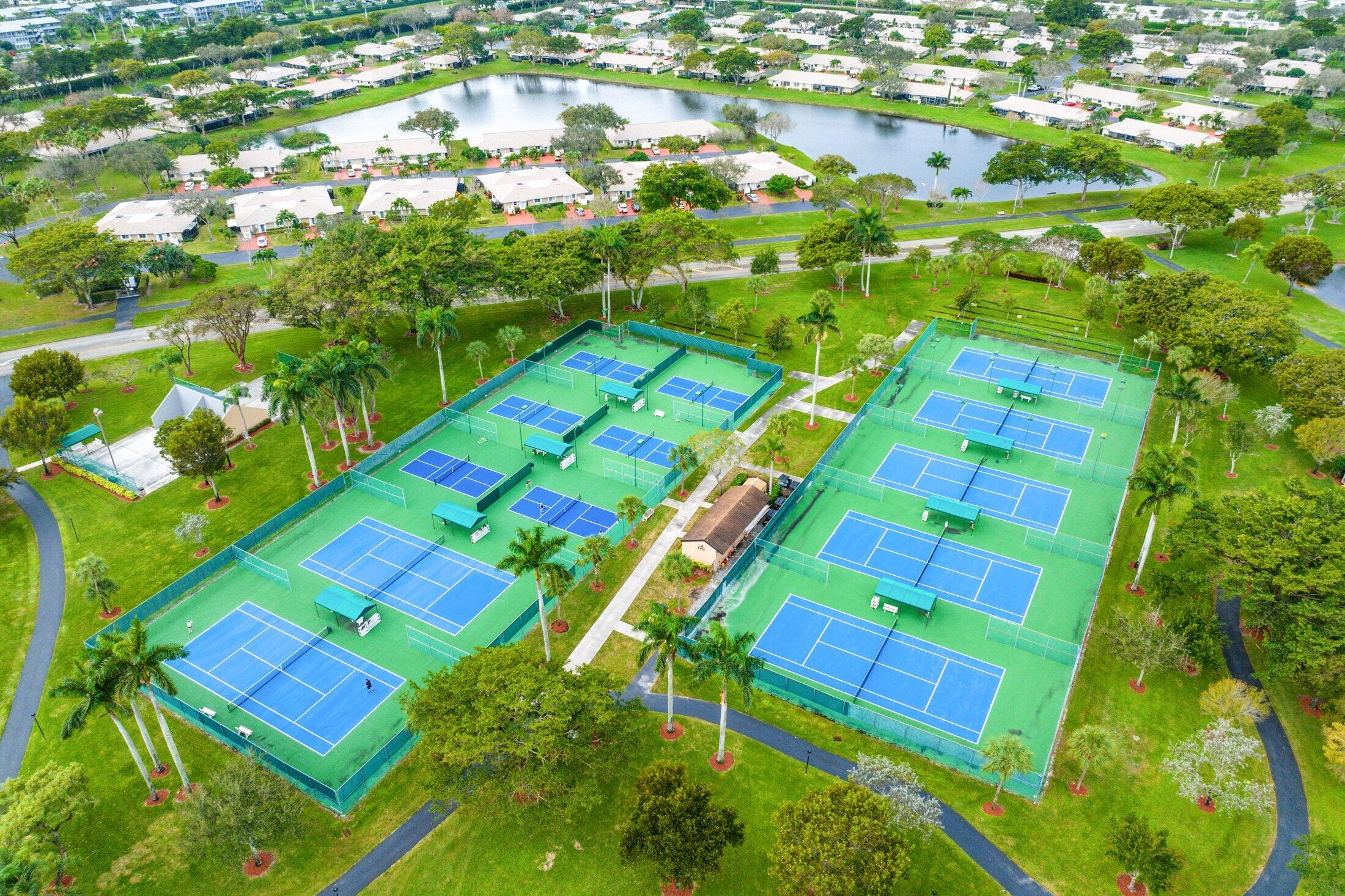 8302 Summersong Terrace, Unit A Boca Raton, FL 33496 - Photo 39 of 43 TENNIS & PICKELBALL COURTS