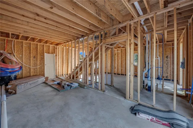 a view of an entryway with staircase