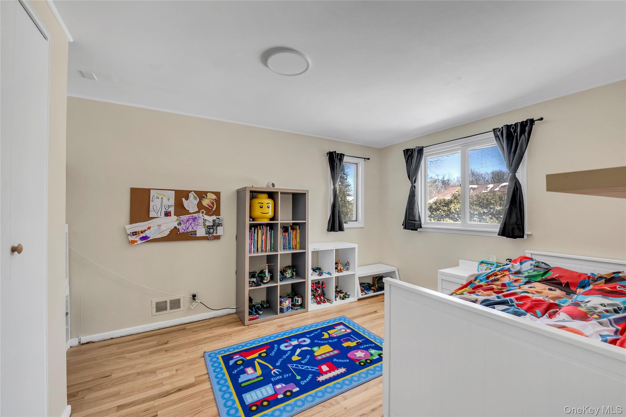 34 Roxbury Road Port Washington, NY 11050 - Photo 11 of 18 a room with toys and wall paintings on the wall